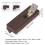 Ebony Wood Adjustable Angle Rabbet Planer – 45/60 Hand Tool for Precision Woodworking 7
