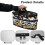 Portable Steamer Travel Case with Skull and Daisy Pattern 5