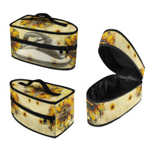 Bumblebee on Sunflower Garment Steamer Organizer with Handle 11.8x6.69x5.5 In for Steam Irons, Bag Only