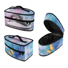 Portable Steamer Bag Portable Travel Iron Organizer Durable Butterfly Pattern Design(Case Only)