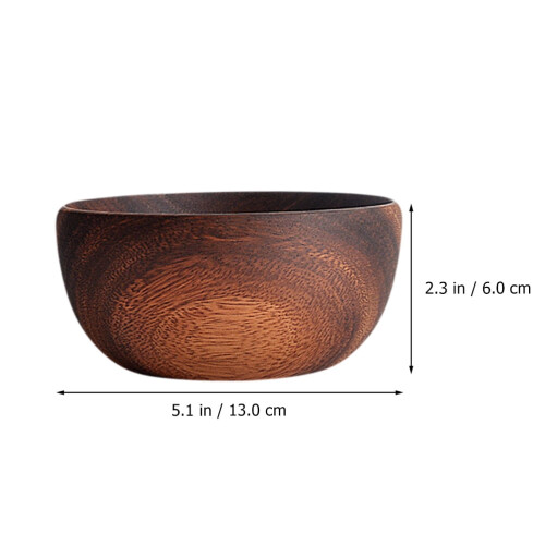 Salad Serving Bowl Wood 2Pcs For Home Use 1