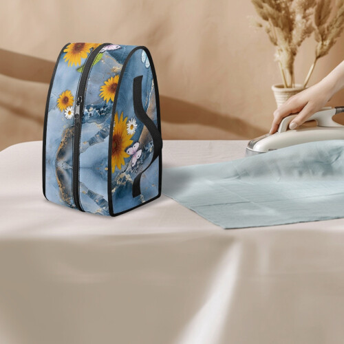 Sunflower Daisy Handheld Travel Iron Case Large Size Polyester, Case Only 2