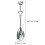 Pink Coffee Spoons Set Valentine's Wedding 8 pcs 2