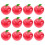 Red plastic apple-shaped candy box 24 pcs 1