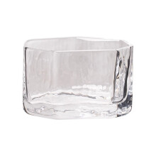 Coupe en cristal heptagonale japonaise pour vin blanc ou
