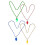 Blauwe LED-kerstketting, weerbestendig, 2,4 meter 1