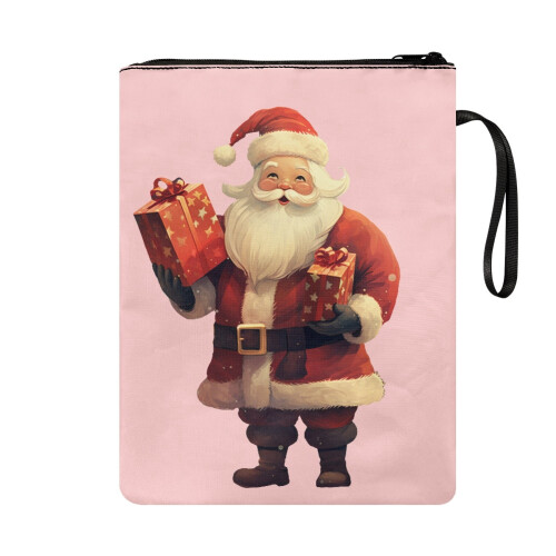 8.66 x 11.42 Polyester Fabric Book Sleeve Protector Pouch - Easy Carry Book Case for Notebook, Textbooks 1