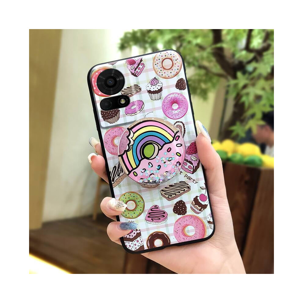 Tpu Glitter Phone Case For Tcl 50Le/T510spp – Soft, Rotatable Stand, Dirt-Resistant, Anti-Knock, Silicone Skin Feel 9085618498853