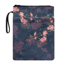 Polyester boekomslag met kersenbloesempatroon (1 stuk)