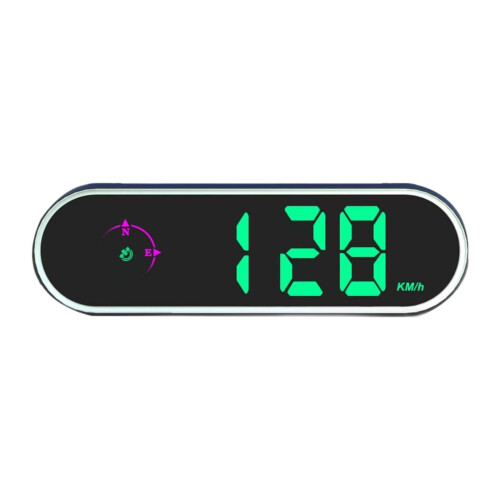 Generic Digital Heads up Display Black Driving Direction Sturdy Time
