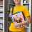 8.66 x 11.42 Polyester Fabric Book Sleeve Protector Pouch - Easy Carry Book Case for Notebook, Textbooks 6