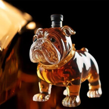 Carafe à whisky en forme de chien pour bar à domicile, 1 pièce