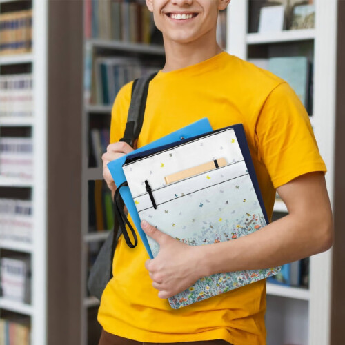 Funda para Biblia con cremallera para libros y 2