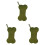Dog Christmas Stocking Bone Shape Knitted 16.14 Inch 1