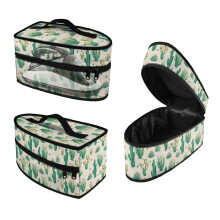Steamer Oganizer for Clothing Ironing Machines Durable & Protective Carrying Case with Handle and Zipper Cactus, Case Only