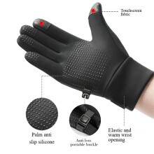 Gants d'hiver chauffants et imperméables, alimentés par USB, 3 niveaux de chauffage