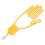 Golf Glove Organizer Yellow Compact Support Frame 6