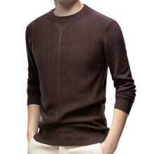 Mens Sweater Men's Fashion Autumn/Winter 2024 Semi Turtleneck Slim Striped Top Pullover Sweater Sweaters for Men