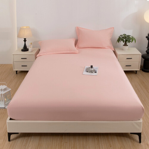InsCray King Size Bed Sheets Set, Fitted Bed Sheet Bed Pillowcase, Microfiber Bedding Sheets 76 x 80"