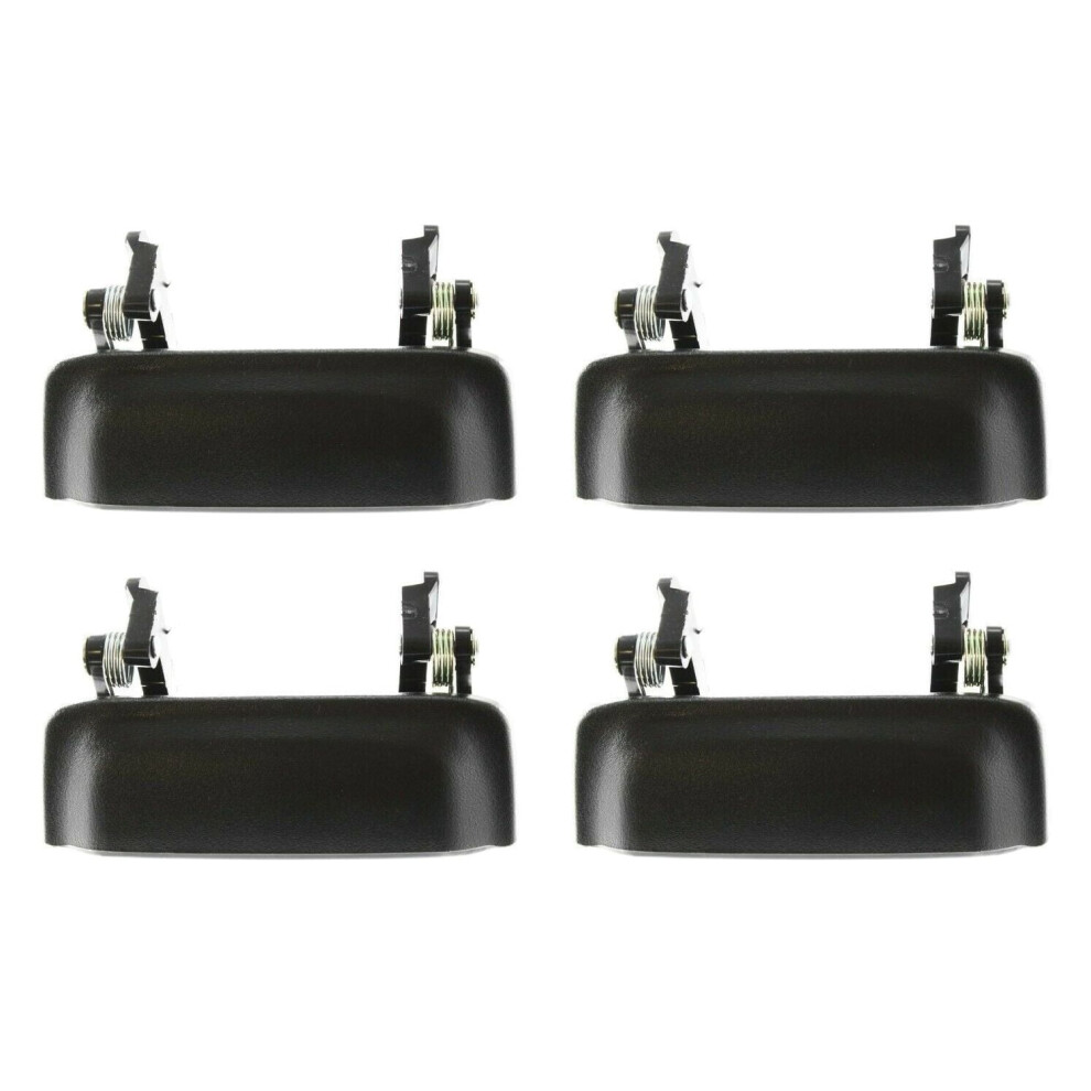 Exterior Car Door Handles (4Pcs, Textured) Compatible With Ford Explorer 1998Â2001 & Explorer Sport 2001Â2002 Black 9085618500396