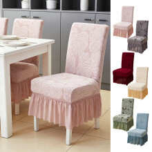Elegante jacquard hotelstoelhoezen, verdikt en elastisch, uit één stuk.