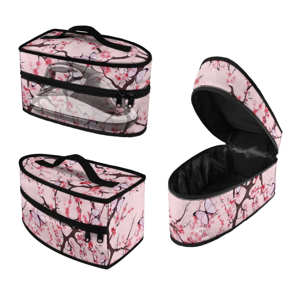 Iron Organizer Bag with Cherry Blossom and Butterfly
