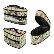 Floral Handheld Travel Iron Case Most Iron for Clothing Ironing Machines, Bag Only