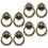 8Pcs Dresser Knobs Kitchen Cabinet Knobs Olive Green Easy Installation Home Furniture 6