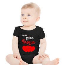 Baby Girl Rompers Girls Boys Short Sleeve Letter Print Bodysuit Romper Black 3-6 Months