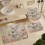 Ensemble rideau de douche Bunny Garden avec tapis 4 pièces 6