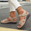 Women's Arch Support Sandals Lightweight Summer Flat Shoes 7