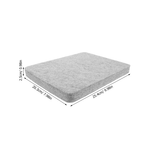 Coussin Feutrine Laine Épais Gris Pour Artisanat Feutrage 1