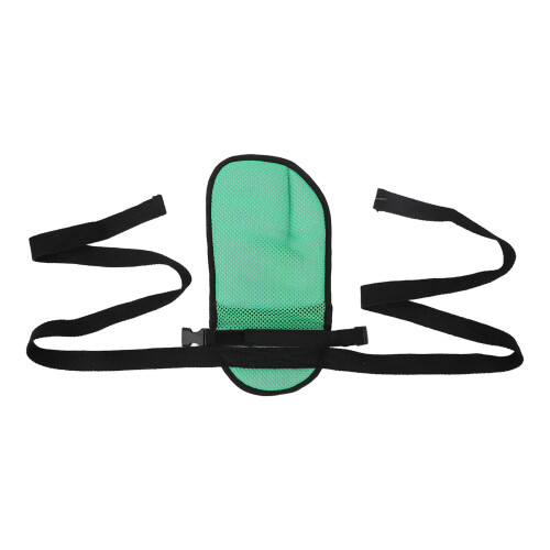 Breathable Green Restraint Mitt for Elderly Patients, Adjustable Mesh Glove 1