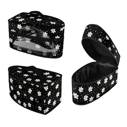 Daisy Pattern Garment Steamer Organizer Bag for Full-Size