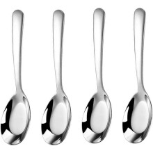 Set de lingurițe pentru supă Ramen din oțel inoxidabil, 4 piese