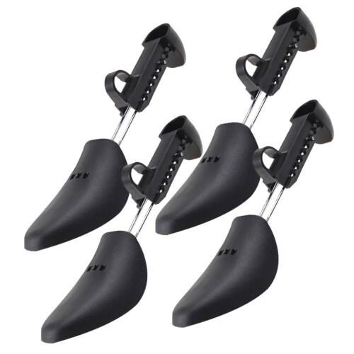 Shoe Stretcher Men Shoe Stretcher Black Plastic 4Pcs 2