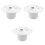 3Pièces Accessoire Drain ABS Anti-Obstruction 7