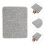 Coussin Feutrine Laine Épais Gris Pour Artisanat Feutrage 8