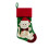 Meia de Natal com boneca de gato e punho vermelho, 43 x 19 cm (17 x 7,5 polegadas) 1