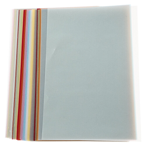Paper Copy Assorted Color 50 Sheets 5.9x3.9x0.04In