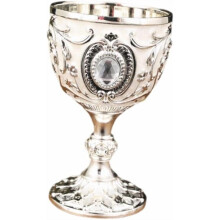30ml Metal Wine Cup Goblet for Whiskey, Height 70mm, Diameter 43mm European Design, Style A