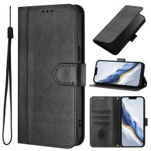 Compatible with Samsung Galaxy S8 Wallet Case – Leather Magnetic Closure, Card Slot, Shockproof Protection