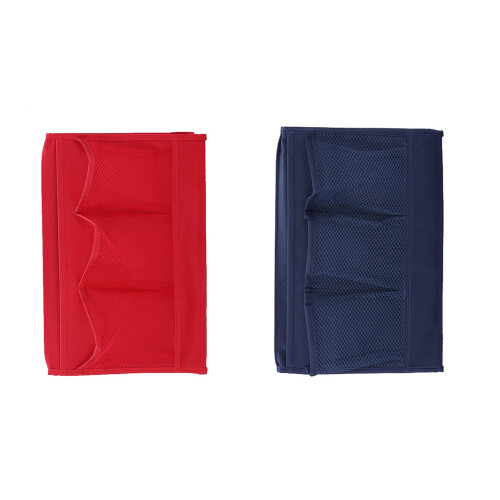 2Pcs Creative Multi-Function Hanging Storage Bag For Sofa Bed Organizing