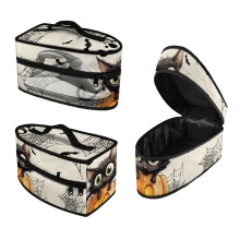 Portable Travel Steamer Pouch with Cat Spider Web Pattern