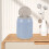 Table Wastebin Desktop Trash Can Blue Plastic 1Pcs 4