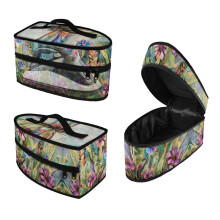 Steam Iron Storage Bag Insect Floral Art, with Handle and Zipper Handheld Travel Case(Bag Only)