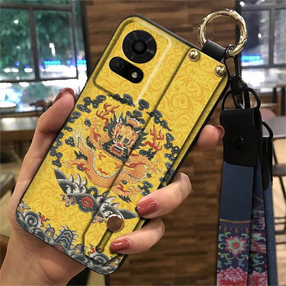 Waterproof Phone Case Compatible With Tcl 50Le/T510spp – Anti-Knock, Dust-Resistant, Wristband Lanyard, Kickstand, Chinese Style 9085618936706