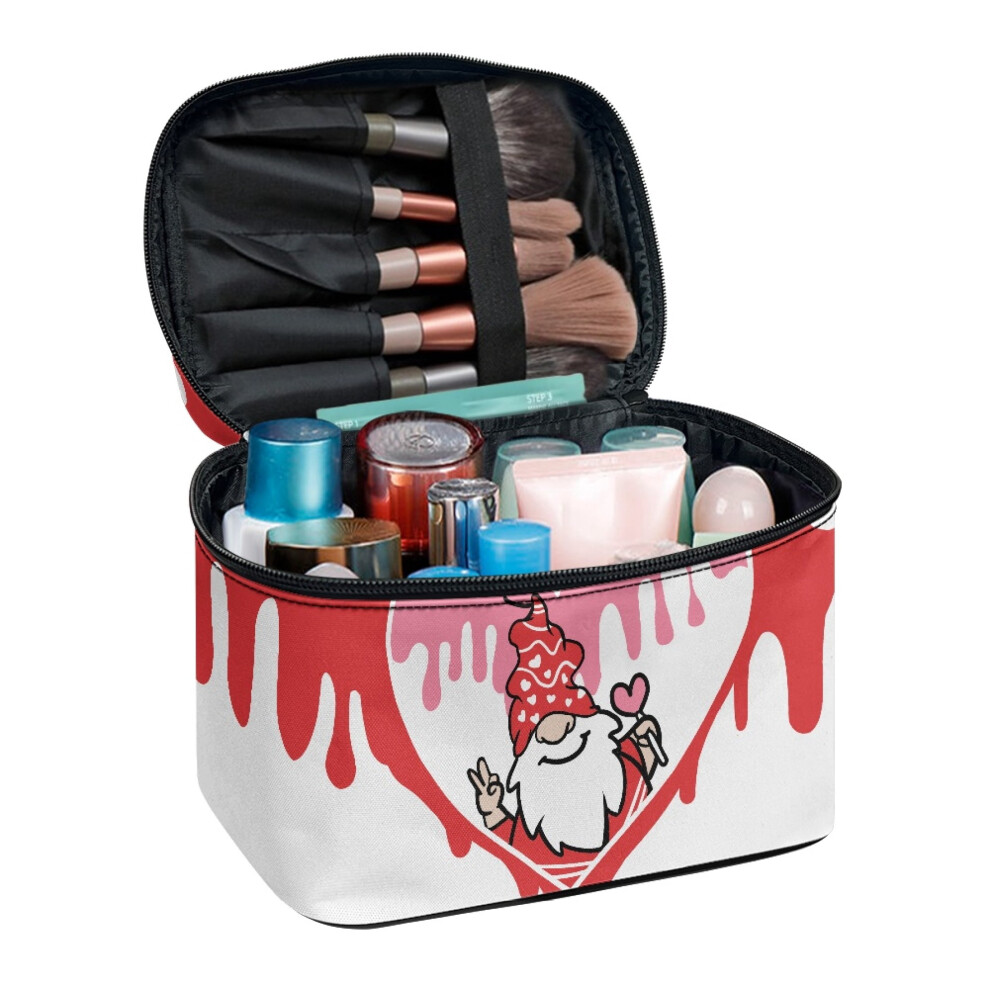 Santa Claus cosmetic travel toiletry bag for bridesmaids