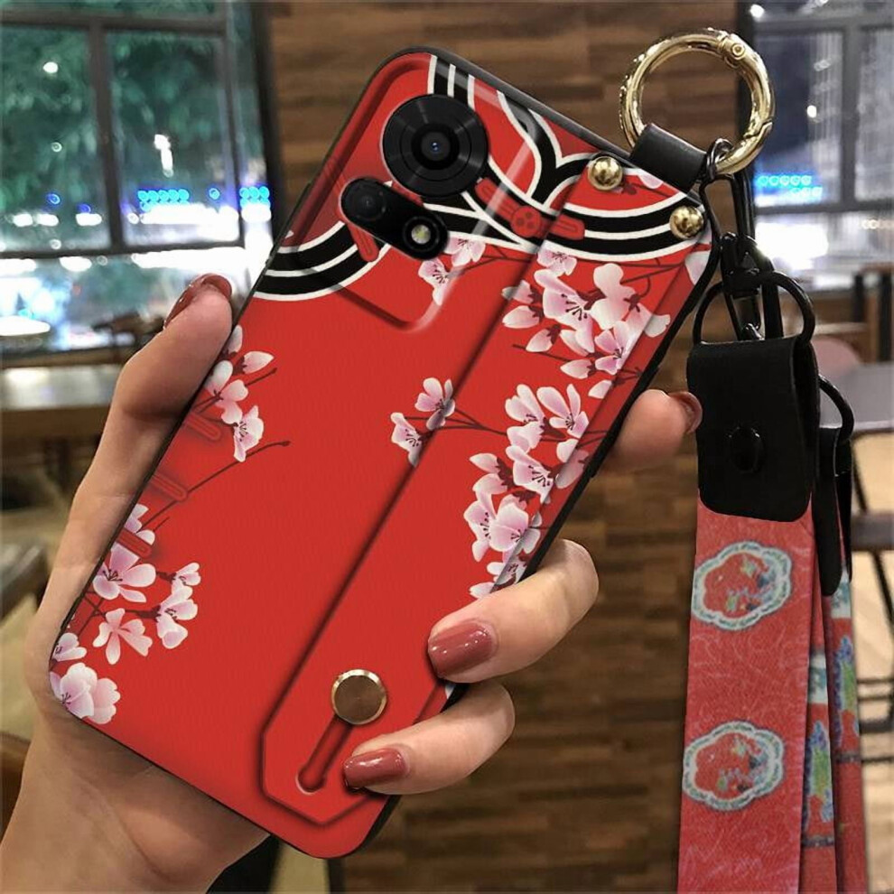 Phone Case Compatible With Tcl 50Le/T510spp Â Protective, Waterproof, Shockproof Silicone Case With Lanyard, Kickstand & Ring 9085618937451
