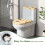 Ensemble de 2 protège-sièges de toilette Paon Citrouille 5